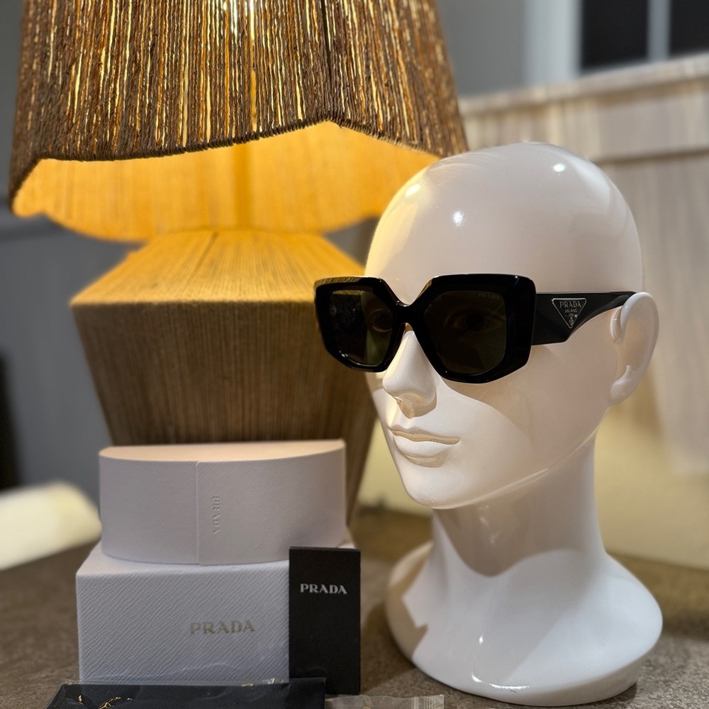Prada Black Oversized Sunglasses